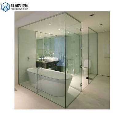 8 mm 10 mm 12 mm vidro temperado transparente para banheiro e porta vidro Serviço pós-venda 5 anos