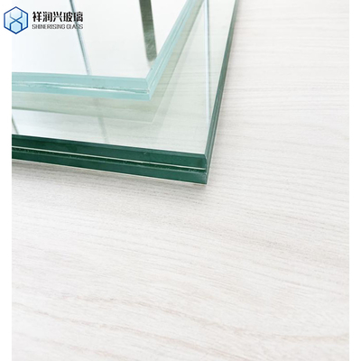 Vidro laminado temperado 8 8 mm 17,52 mm Vidro de segurança transparente Vidro triplex plano
