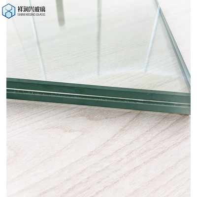 Vidro laminado temperado 8 8 mm 17,52 mm Vidro de segurança transparente Vidro triplex plano