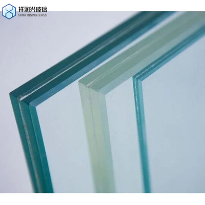 Vidro laminado congelado transparente para o mercado das Filipinas 7 mm espessura vidro triplex plano