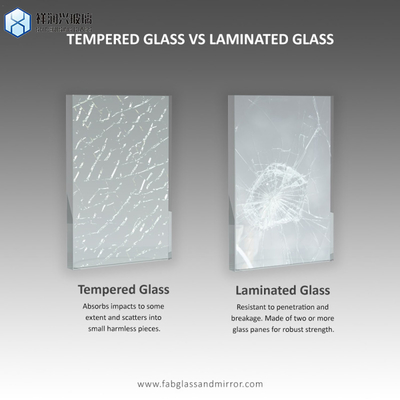 Técnica Vidro laminado de varanda de 30 mm de espessura com camadas temperadas e laminadas transparentes