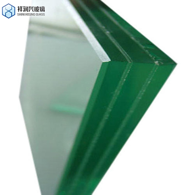 Técnica Vidro laminado de varanda de 30 mm de espessura com camadas temperadas e laminadas transparentes