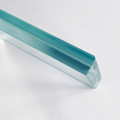 Painel de vidro laminado de segurança plana para construção de sanduíche curvo endurecido temperado