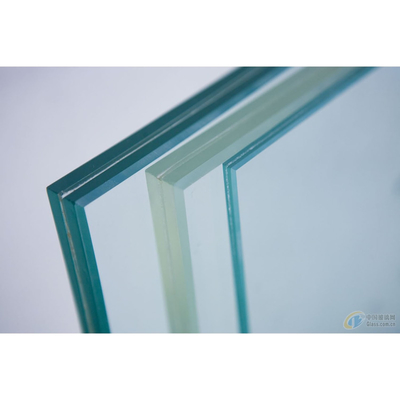Vidro 4mm 12mm EVA Film Decorative Fence Pattern Ribbed Laminated Window Glass com Certificado Tempered Laminated Glass