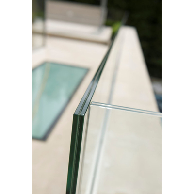 Materiais de construção Painel de vidro de sanduíche plano e dobrado Vidro laminado temperado 8,76 mm 442 PVB Vidro laminado M2