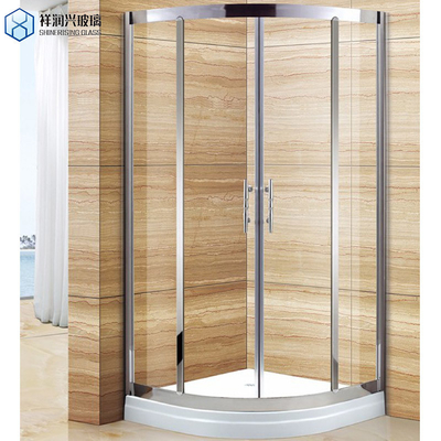Moderno estilo vidro temperado design elegante sem enquadramento vidro único chuveiro porta deslizante