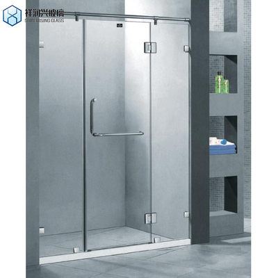Moderno estilo vidro temperado design elegante sem enquadramento vidro único chuveiro porta deslizante