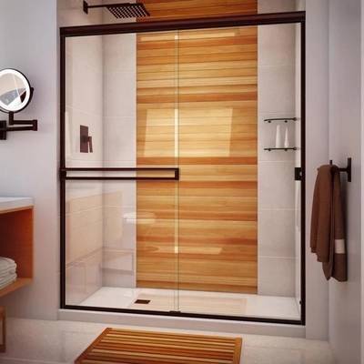 Técnica Laminado Customization Outlet Porta de vidro deslizante para banheiro Sala de chuveiro