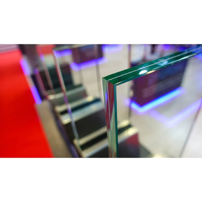 6.38 mm vidro laminado transparente com design plano e certificação ISO