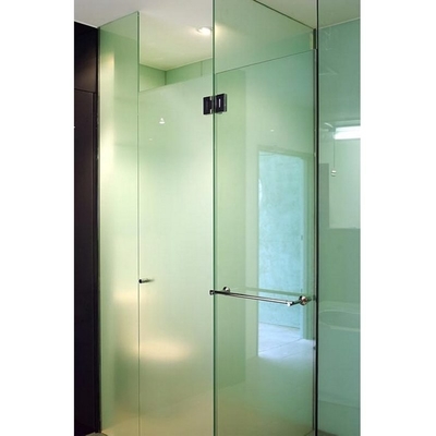 Aço inoxidável temperado quatro lados vidro chuveiro porta deslizante para casa de banho Dubai