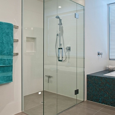 Cabine de chuveiro de vidro deslizante 80X80 Negro Pequeno Quadrado para segurança doméstica e design moderno