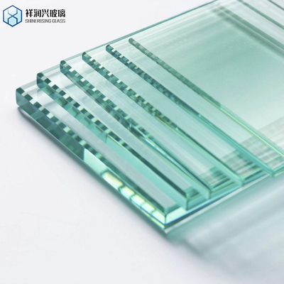 Porta de vidro temperado transparente de 12 mm para divisórias de chuveiro de escritório CE