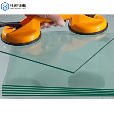 Vidro polido superbranco transparente temperado plano para construção de vidro industrial