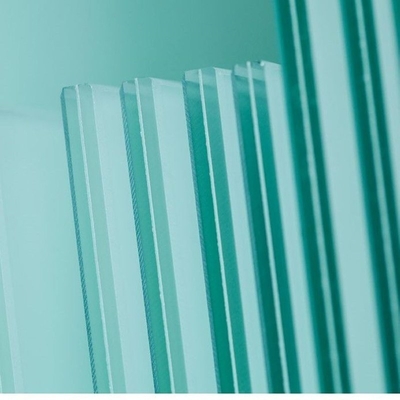 PVB Pavimento de vidro laminado temperado transparente Estrutura sólida e eficiência