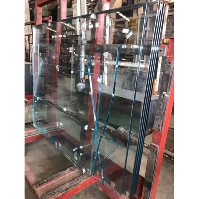 Impressão de tela de seda Vidro temperado plano com espessura de 3 mm-19 mm para porta de forno
