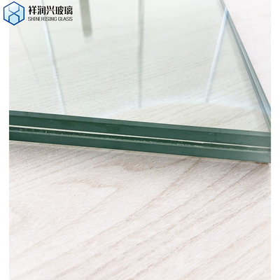 Planos Polidos 6,38 mm 8,38 mm 8,76 mm 10,38 mm Vidro laminado de segurança de edifícios transparente / colorido