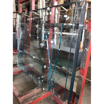 Construção de vidro temperado painel curvo plano para chuveiro porta janela 4mm 5mm 6mm 8mm 10mm 12mm