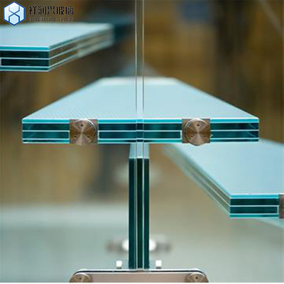 Vidro laminado decorativo de segurança de edifícios Vidro 8,76 mm 12,76 mm 10,76 mm de cor clara