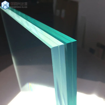 Vidro laminado temperado para decoração/construção espessura