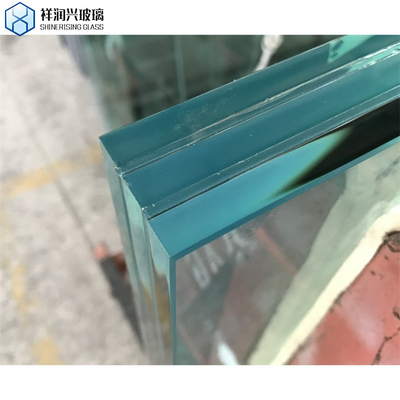 Arquitetura 6 mm vidro laminado temperado de dupla camada de alta transparência certificado CE