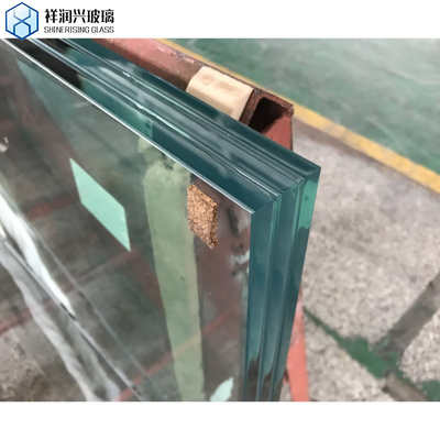 Arquitetura 6 mm vidro laminado temperado de dupla camada de alta transparência certificado CE