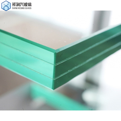 Arquitetura 6 mm vidro laminado temperado de dupla camada de alta transparência certificado CE
