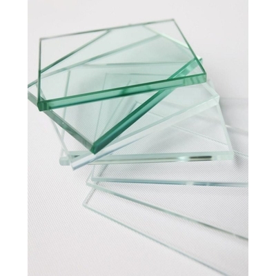 Vidro único com fio 5 mm 6 mm 10 mm 16 mm espesso Vidro transparente temperado sob medida para construção