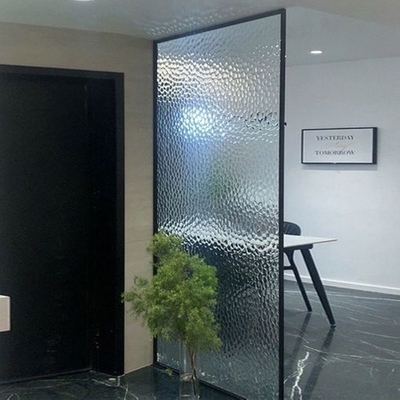 Vidro resistente a padrão moldado para gabinete de chuveiro decorativo