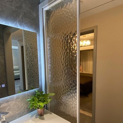 Vidro de mistlite verde extra-claro de bronze com padrão de diamante padrão GB15763.2-2005