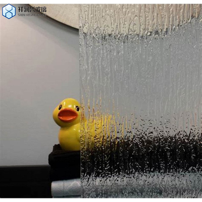 Vidro padrão para porta, janela e divisor de quarto Vidro decorativo pintado Cor clara