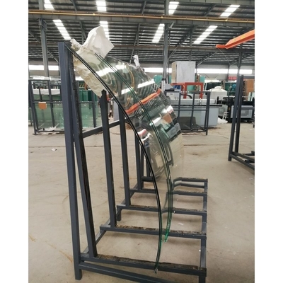 8 mm vidro temperado congelado balustrada sem enquadramento trilhas de escada com técnica laminada