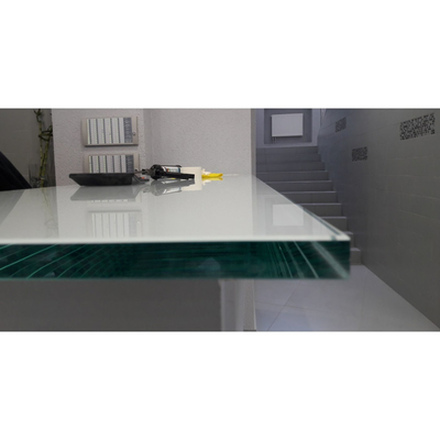 6mm 8mm 10mm 12mm 15mm 19mm Piscina de vidro temperado com borda polida plana