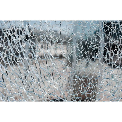 Refrigerador de duas portas de vidro de 4 mm temperado com baixa E Índia com estado de fragmento III