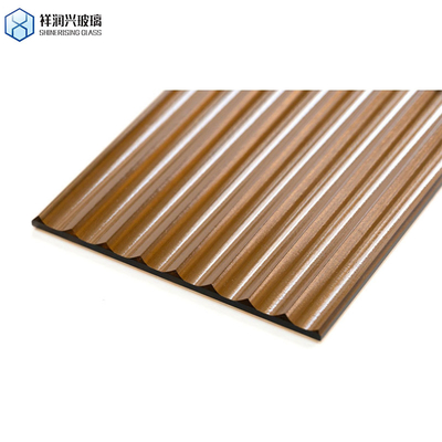 Float Glass Transparent Patterns Tempered Silk Screen Printing Home Appliance Panel de vidro