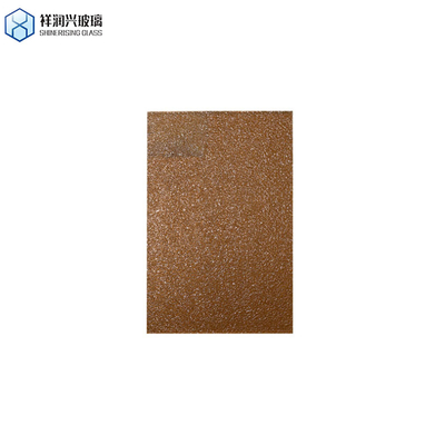 Chuva/Diamante/Água Arte Química Decorativa Vidro Prensado Temperado Qingdao Padrão Vidro Marrom em Relevo