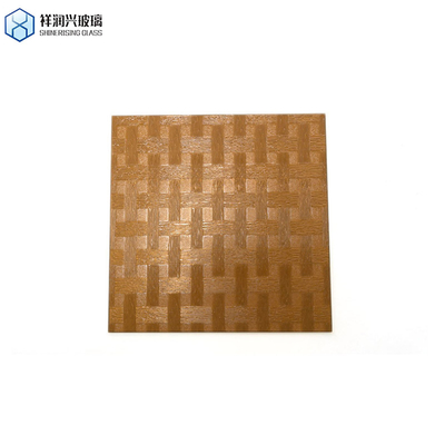 Camadas exigem 8mm transparente padrão temperado vidro marrom vidro em relevo chuveiro porta tela