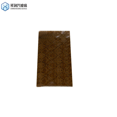 Certificado ISO 3mm-8mm Bronce claro Karatachi Qingdao Mistlite Flora Fluted Pattern Glass