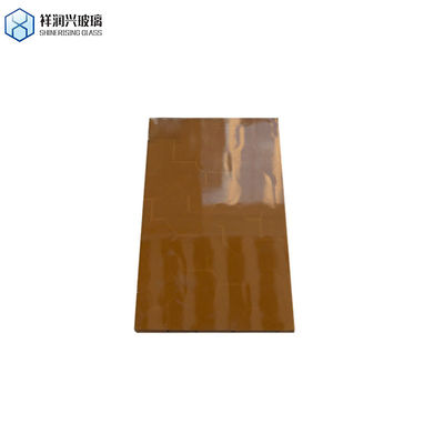 Espessura 1 Way Glass Tinted Mirror Glass Brown Glass em relevo Rain Diamond Demand de água