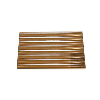 Vidro de segurança com padrão de bolhas laminadas certificado pela SGS para design artístico de janelas e portas