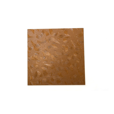 Trabalho de borda polida plana 3-8mm padrão de cor tintado vidro refletor para construção