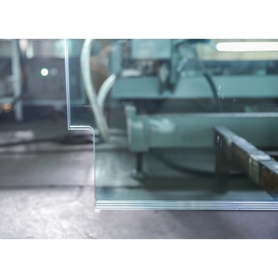 10mm Single Tempered Glass Balcony Manobras de aço inoxidável e barrancos de vidro