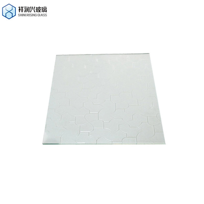 Vidro transparente com padrão Flora 3mm 4mm 5mm para Janela de Banho da Chinhilla Glasschina