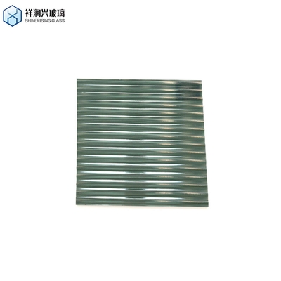 Vidro com padrão de diamante/cristal/Nashiji para janela de porta de edifício em cor de bronze transparente