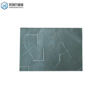Vidro de padrão com fio de 3mm-8mm claro e colorido para construção de vidro plano de Qingdao