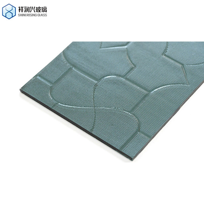 Vidro de padrão com fio de 3mm-8mm claro e colorido para construção de vidro plano de Qingdao