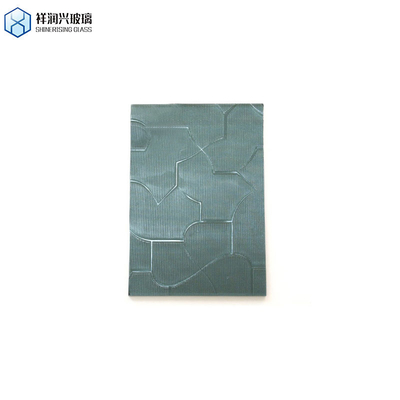 Vidro de padrão com fio de 3mm-8mm claro e colorido para construção de vidro plano de Qingdao