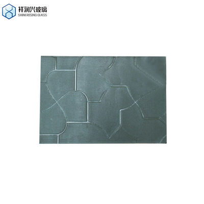 Vidro padronizado 4mm 6mm 8mm 12mm Design personalizado Figure Glass Tempered Glass Begonia Pattern