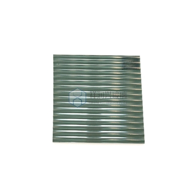 Vidro padronizado de folhas de bambu de bronze transparente para janelas e banheiros