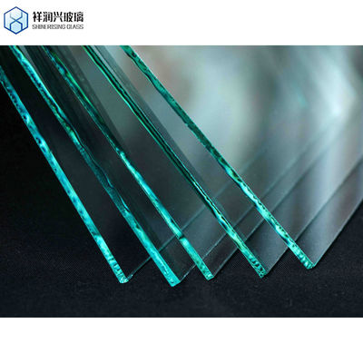 Vidro de construção certificado CE de 10 mm 8 mm 12 mm Cristal transparente Cobre de vidro temperado