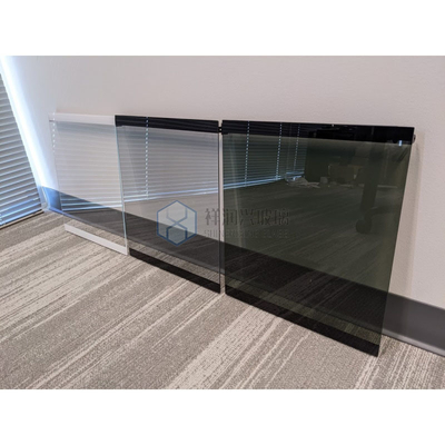 Vidro retangular de banheiro sob medida Vidro ultra-límpido Vidro laminado temperado